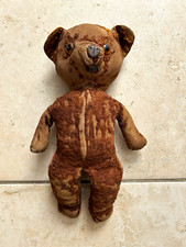 Antique Brown Primitive Teddy Bear picture