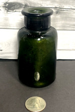 Antique Olive Green Bixby Shoe Blackening Bottle 3 3/4