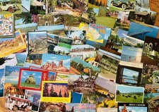 Bulk Vintage Postcards Ephemera Collection – 200+ Unused, US & Worldwide Views picture