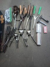 Vintage Barber Shop lot Trimmers Hair Curlers Razors Playtex Cutter Boker More picture