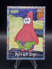 2025 Topps Chrome SpongeBob #24 Patrick Star /175 Wave Refractor picture
