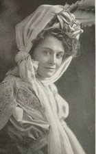 1907 Vintage Magazine Illustration Actress Helen Hale in A Yankee Tourist picture