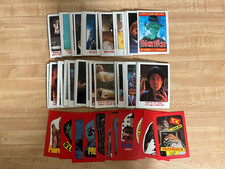 1988 Topps Fright Flicks Complete Set 90 cards-11 Sticker Inserts- 4 Wrappers picture