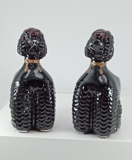 1950’s black poodle pencil holders set of two picture