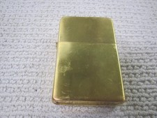 Vintage Durolite Gold Tone Large Pocket Lighter Flip Top Metal England Smoking picture