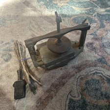 Antique Vintage Heat Press Plug Included Untested picture