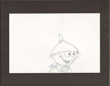 Quisp and Quake Quunchy Jay Ward animation cel drawing Rocky Bullwinkle studio picture