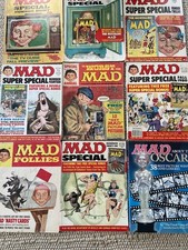 LOT OF 8 MAD SUPER SPECIALS AND MAD ABOUT THE OSCARS EX SHAPE picture