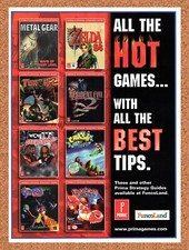 1997 FuncoLand Prima Game Guides Original Advertisement / Retro Wall Art v12 picture