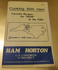 VTG 1978 Ham Horton NC 5th District US Congress Campaign Cookbook Ephemera picture