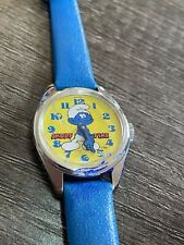 Smurf Time Bradley 029S Mechanical Movement 1970s watch kids picture