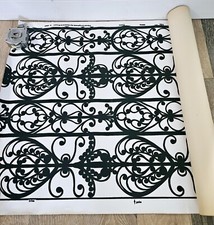 1967 Howard Printz Wallpaper Black and White 29.5