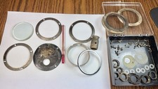 Antique Boyce Moto-Meter Radiator Cap Bezel Glass Screws Thermometer Model A T picture