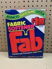 Vintage Fab Full Strength Laundry Detergent 2 lbs New Sealed 1986-1988 picture