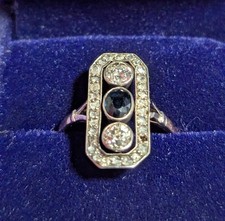 Exquisite Antique Russian Ring from Late-Victorian Era 1880 -1910 picture