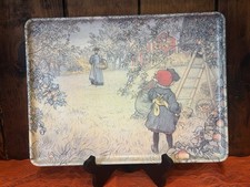 VTG R2S Italy Melamine Tray Carl Larsson The Harvest Monza Made In Italy  picture