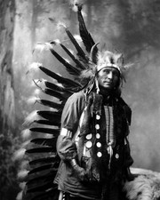 Native American CHIEF LITTLE HORSE Glossy 8x10 Photo Oglala Lakota Print Indian picture