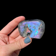 Polished Labradorite Freeform Purple/Blue Flash Natural Healing  3.3oz (OBX044) picture