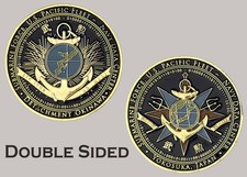 US Pacific Fleet Submarine Force Data Center Double Sided Challenge Coin  J#50 picture