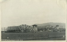 Emergency dam Gatun antique photo Panama picture