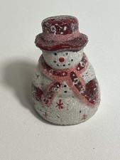 glitter antique Snowwoman Olsen Glass picture