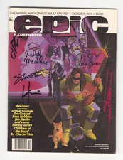Epic Illustrated #8 (Marvel Comics, October 1981) SIGNED picture