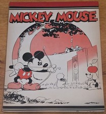 RARE 1930 Walt Disney Mickey Mouse School Paper Tablet Original MINT READ  picture