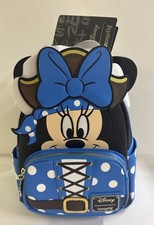 New Loungefly Disney Minnie Mouse Pirate Mini Backpack NWT picture