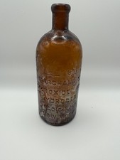 Marchand's Peroxide of Hydrogen Medicinal Antique Glass Bottle - New York picture