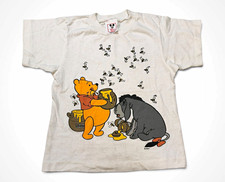 Vintage Disney Wear Winnie Pooh Eeyore Youth S 6/7 USA 90s Tee READ picture