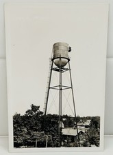 Vintage RPPC Isle Minnesota Water Tower Worker Painting Tank AZO Photo Card picture