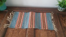 Handmade Vintage Unique 100% Wool small table Cloth Mat picture