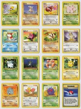 Pokémon TCG Jungle (Unlimited) All Commons 16 Card Bundle LP Exact Cards Scanned picture