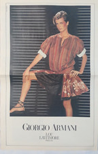1981 Giorgio Armani Print Ad Advertisement 21