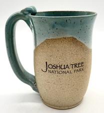 Signed Studio MazAmar Art Pottery Joshua Tree National Park Textured Mug picture