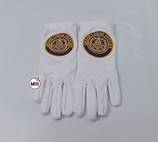 MASONIC GRAND LODGE COTTON GLOVES, GL GLOVES FOR MEN picture