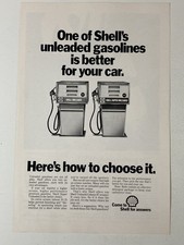 1982 Shell Gasoline Print Ad One Of Unleaded Gasolines Is Better picture