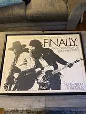 1975 Bruce Springsteen Clarence Clemons BORN TO RUN Concert Poster French RARE picture