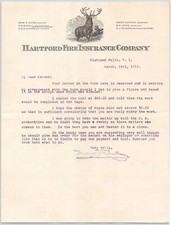 1911 Hartford Insurance Co Highland Falls NY Letterhead picture