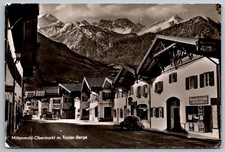 Mittenwald Obermarkt Tiroler Mountains Scenic View 1950s Germany picture