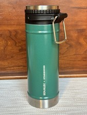 Starbucks x Stanley 2017 Thermal Tumbler Green with Tea Infuser - Hard To Find picture