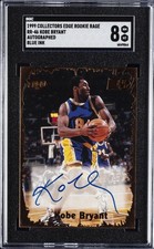 1999 COLLECTOR'S EDGE ROOKIE RAGE PRO SIGNATURES BLUE INK KOBE BRYANT SGC 8 picture