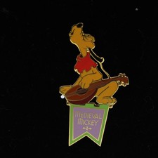 B1 Disney Auctions LE Pin Medieval Mickey Pluto picture