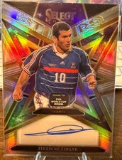 Panini World Cup Select Zinedine Zidane Auto picture