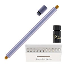 Tom's Studio Lumos Pro Refillable Duo Tip Pen in Lilac - NEW in Box picture