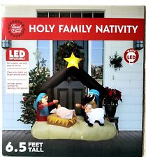 Christmas Nativity Scene Jesus Airblown Inflatable Decor Outdoor Lights Lawn LED picture