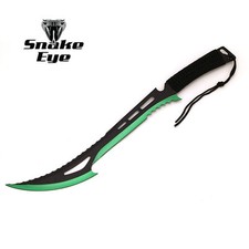 Snake Eye Tactical BLACK & GREEN Zombie Killer Fantasy Sword  picture