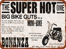 Bonanza Mini-Bike Metal Sign 9