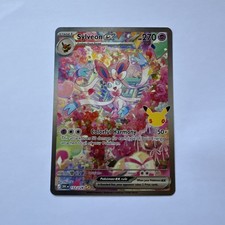 Pokémon TCG Sylveon ex 153/128 30th Anniversary Full Art Holo English picture