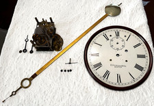 RARE VTG E. Howard & Co Weight Driven Clockworks - Cleaned & Oiled - Runs Great picture
